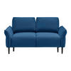 2-SITS SOFFA i textil kunglig blå  - kunglig blå/svart, Modern, trä/textil (150/85/92cm) - MID.YOU
