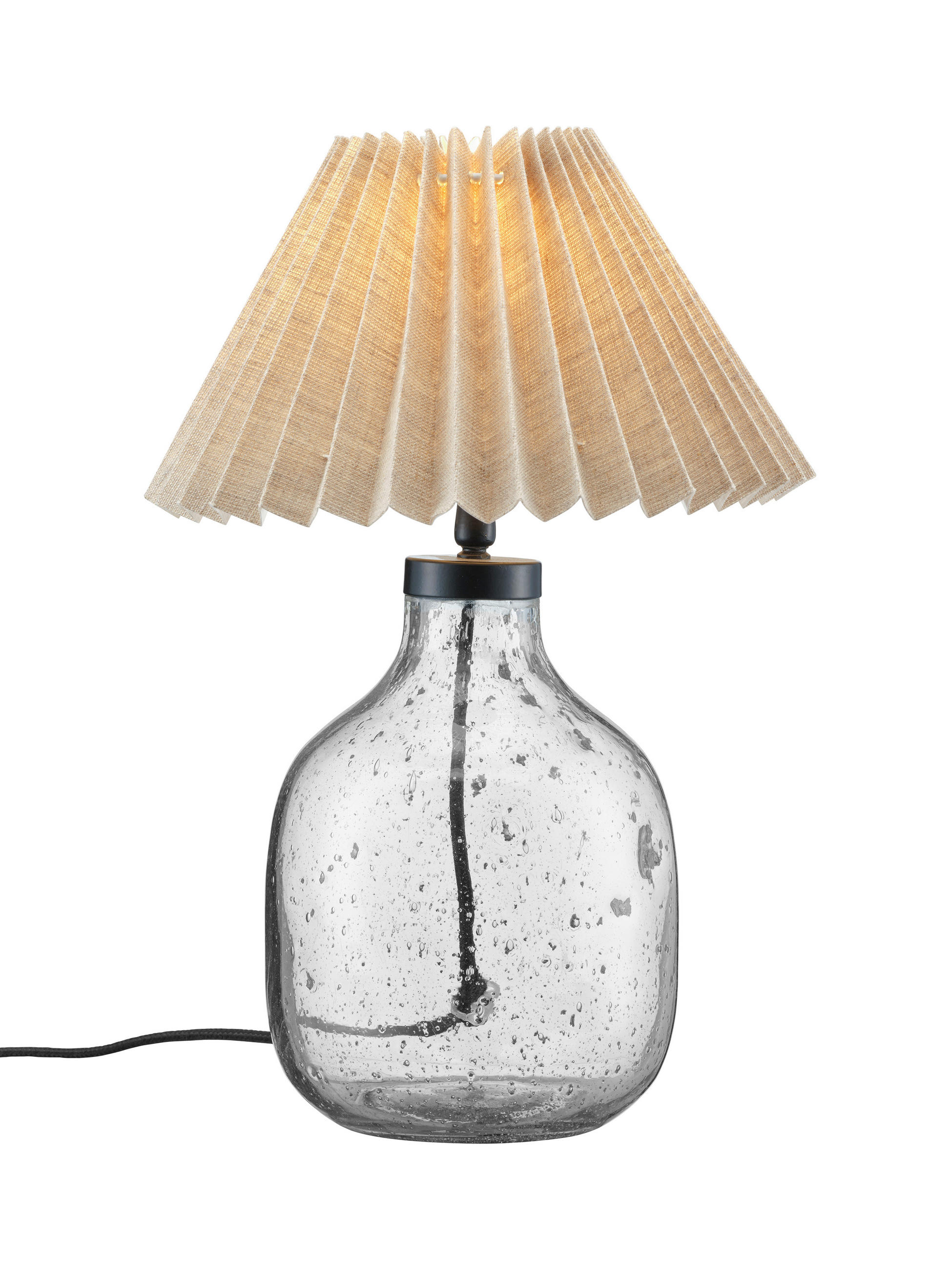 TISCHLEUCHTE PR Home Groove 25/14 cm   - Basics, Glas (25/14cm)