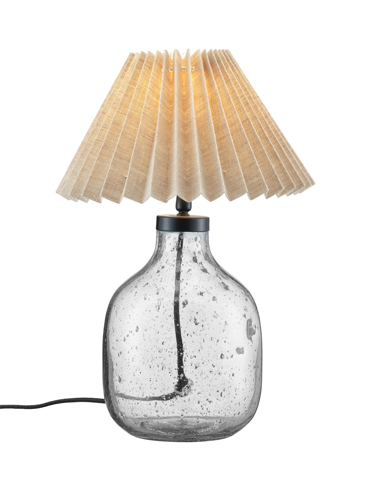 TISCHLEUCHTE PR Home Groove 25/14 cm   - Basics, Glas (25/14cm)