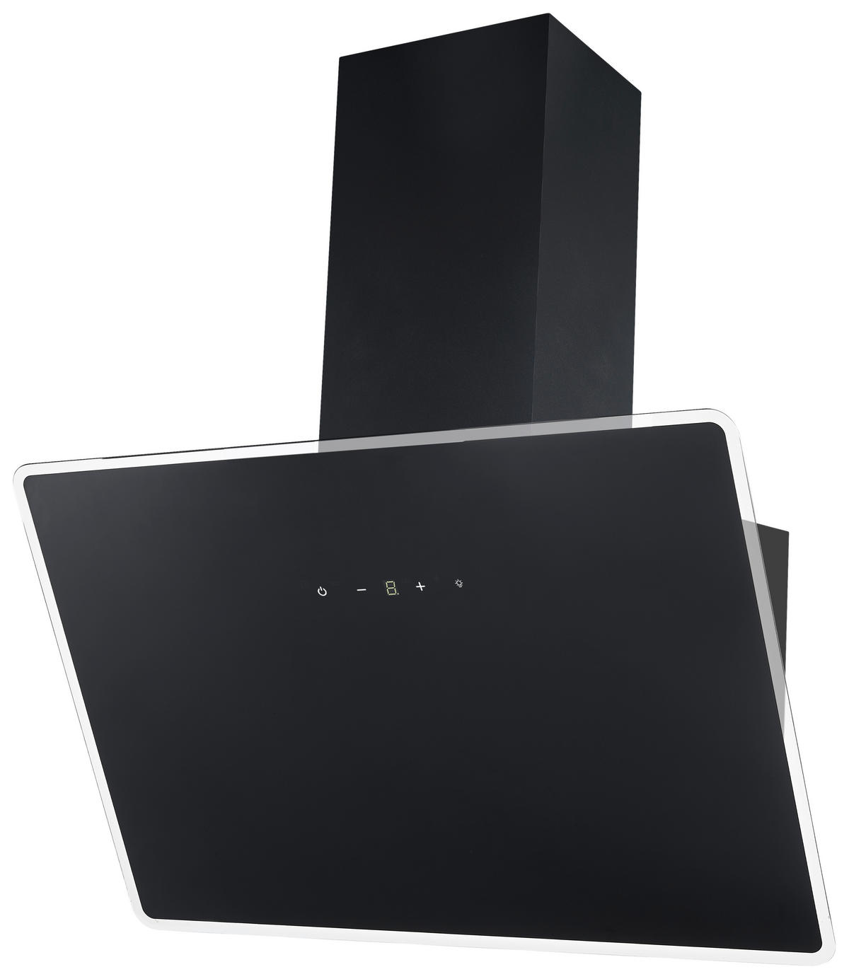 FLÄKTKÅPA CH112080S  - svart, Basics, metall/glas (79,5/78-113/38,6cm) - Respekta