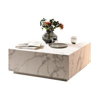 COUCHTISCH 90/90/35 cm quadratisch Weiß  - Weiß, Design, Holzwerkstoff (90/90/35cm) - Livetastic