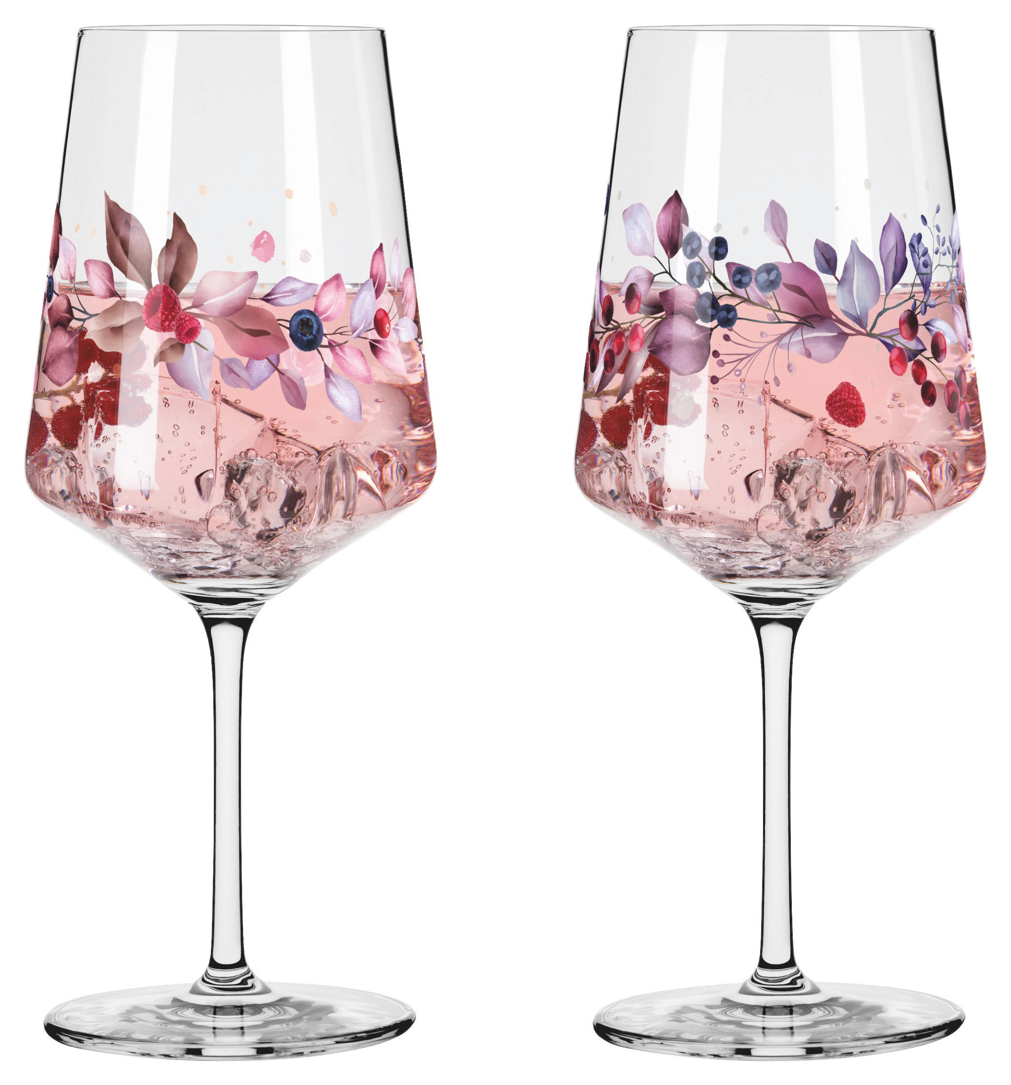 SPRITZERGLAS Sommersonett 544 ml 2-teilig  - Pink/Lila, LIFESTYLE, Glas (544ml) - Ritzenhoff