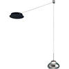 LED-PENDELLEUCHTE Arabella 14/350 cm   - Schwarz/Grau, Basics, Glas/Metall (14/350cm) - Fabas Luce