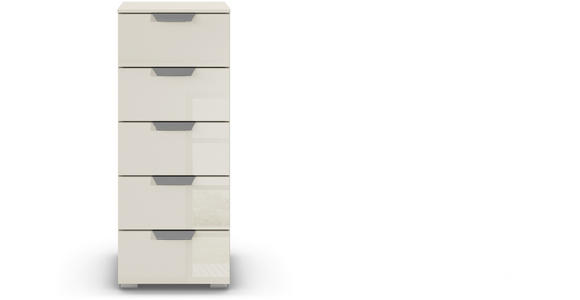 KOMMODE  in 40/100/42 cm  - Chromfarben/Champagner, Design, Glas/Holzwerkstoff (40/100/42cm) - Carryhome