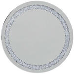 WANDSPIEGEL Silberfarben  - Silberfarben, Trend, Glas/Holzwerkstoff (50/50/2,7cm) - Carryhome