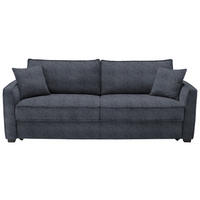 SCHLAFSOFA Textil Anthrazit  - Anthrazit/Blaugrau, Design, Holz/Textil (240/75/110cm) - home24