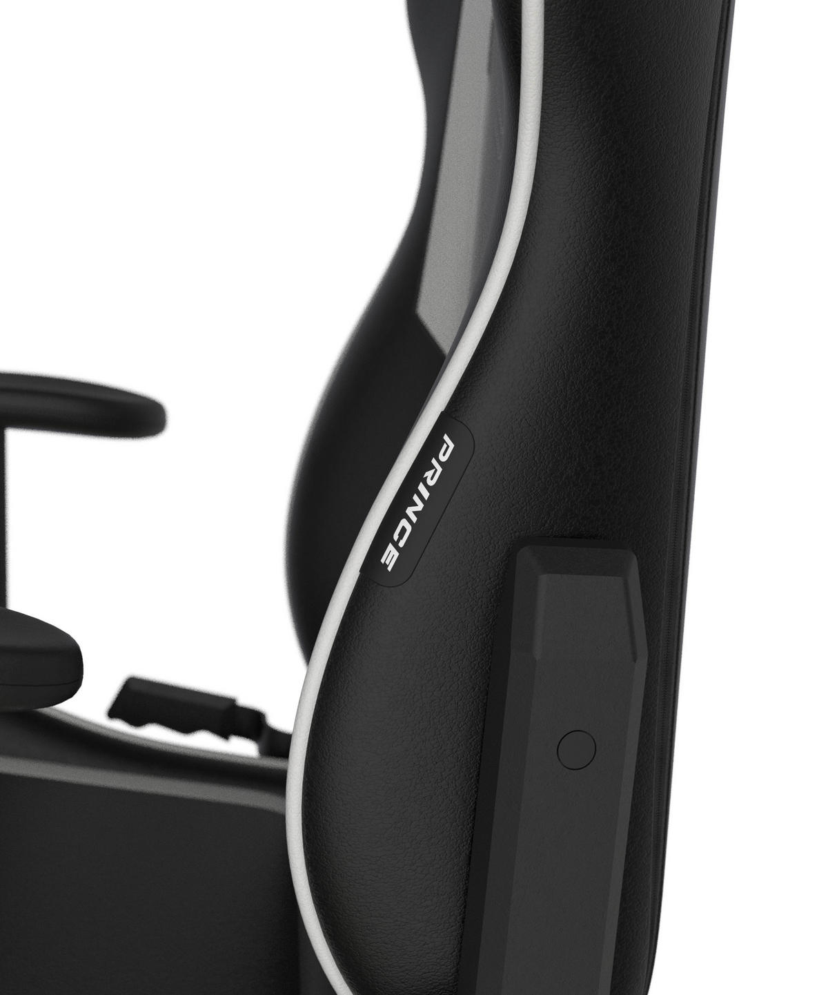 GAMINGSTUHL Weiß, Schwarz Kunststoff, Textil   - Schwarz/Weiß, MODERN, Kunststoff/Textil (67/126/67cm) - Dxracer