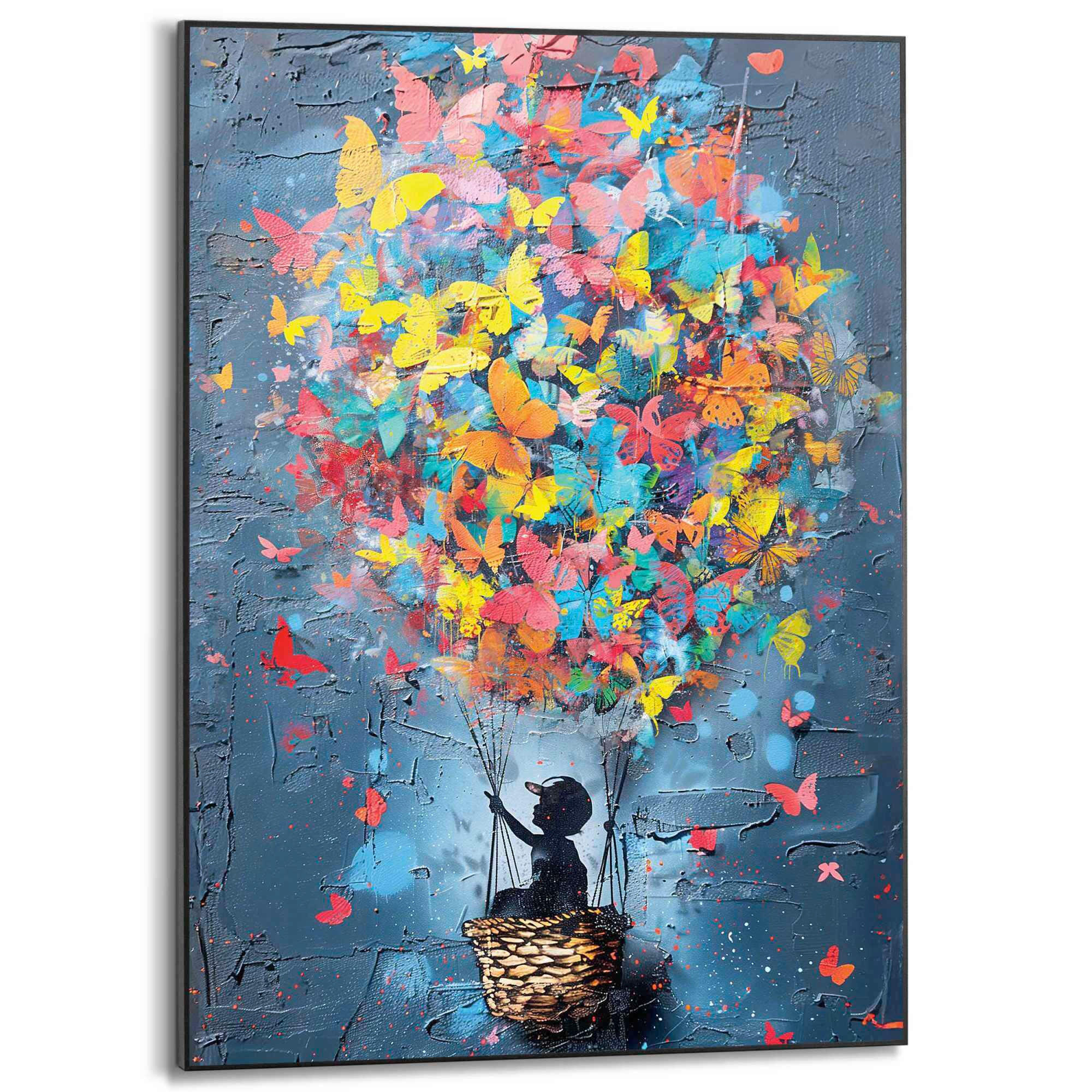 BILD 50/70 cm  - Blau, Trend, Holzwerkstoff (50/70cm) - Reinders!