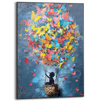 BILD 50/70 cm  - Blau, Trend, Holzwerkstoff (50/70cm) - Reinders!