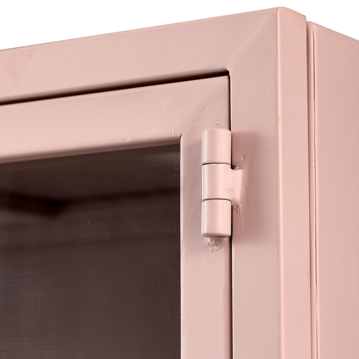 VITRINE  in Pink  - Pink, Design, Glas/Metall (110/189/43cm) - Livetastic