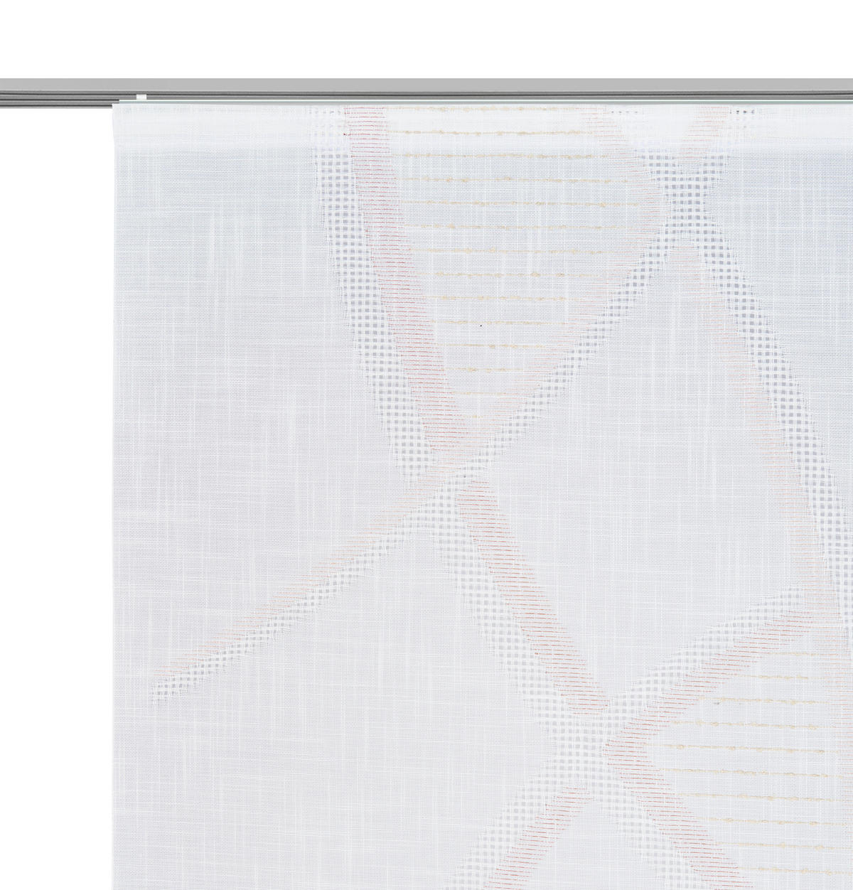 PANELNA ZAVESA   60/260 cm   - pink/bela, Basics, tekstil (60/260cm) - Novel
