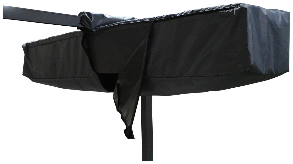 SCHIRMHÜLLE - Anthrazit, KONVENTIONELL, Textil (43/40/252cm) - Ambia Garden