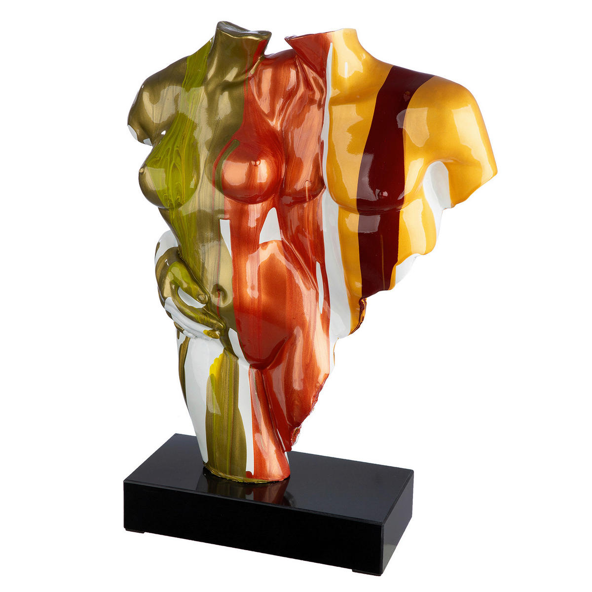 SKULPTUR - Multicolor, Basics, Kunststoff/Stein (35/49/12cm)