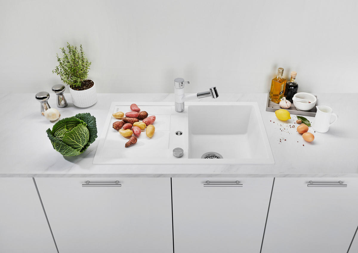SPÜLE 519572  - Anthrazit, Basics, Stein (68/19/50cm) - Blanco