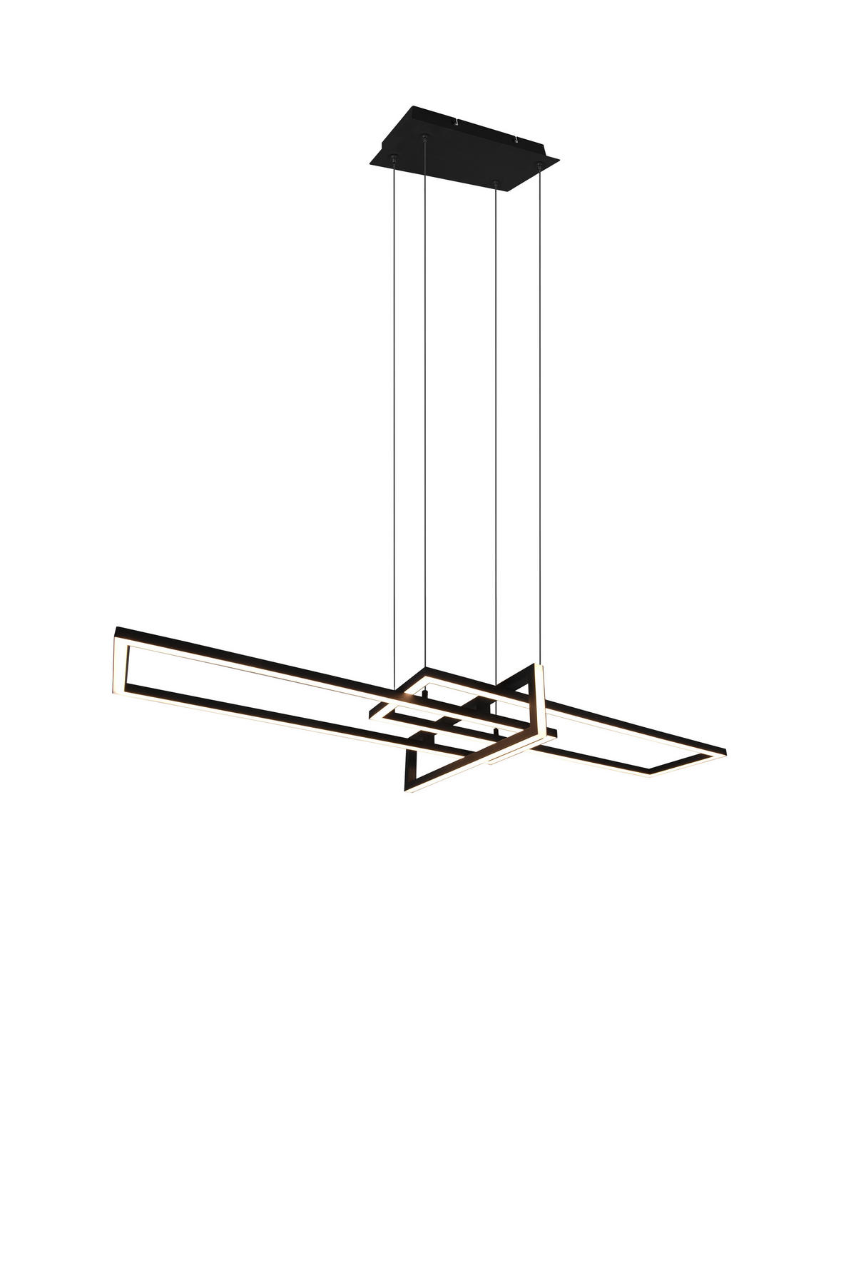 LED-HÄNGELEUCHTE 110/40/150 cm    - Schwarz, Design, Metall (110/40/150cm) - Trio Leuchten