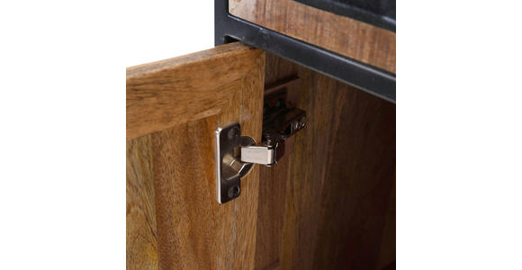KOMMODE in 70/85/38 cm - Schwarz/Braun, LIFESTYLE, Holz/Metall (70/85/38cm) - Landscape