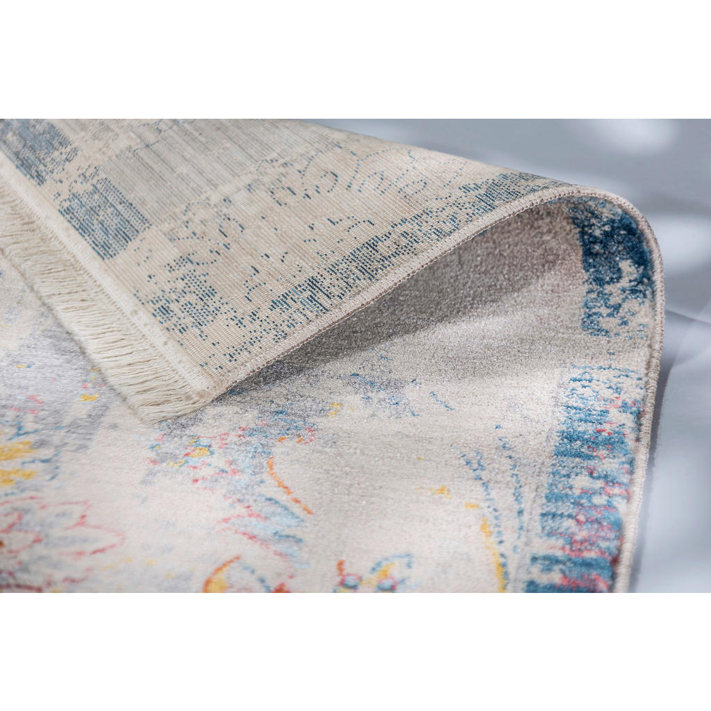 Thumbnail - Schöner Wohnen Vintage-Teppich Mystik, Silber, Textil, rechteckig, 240x330 cm, für Fußbodenheizung geeignet, antistatisc...