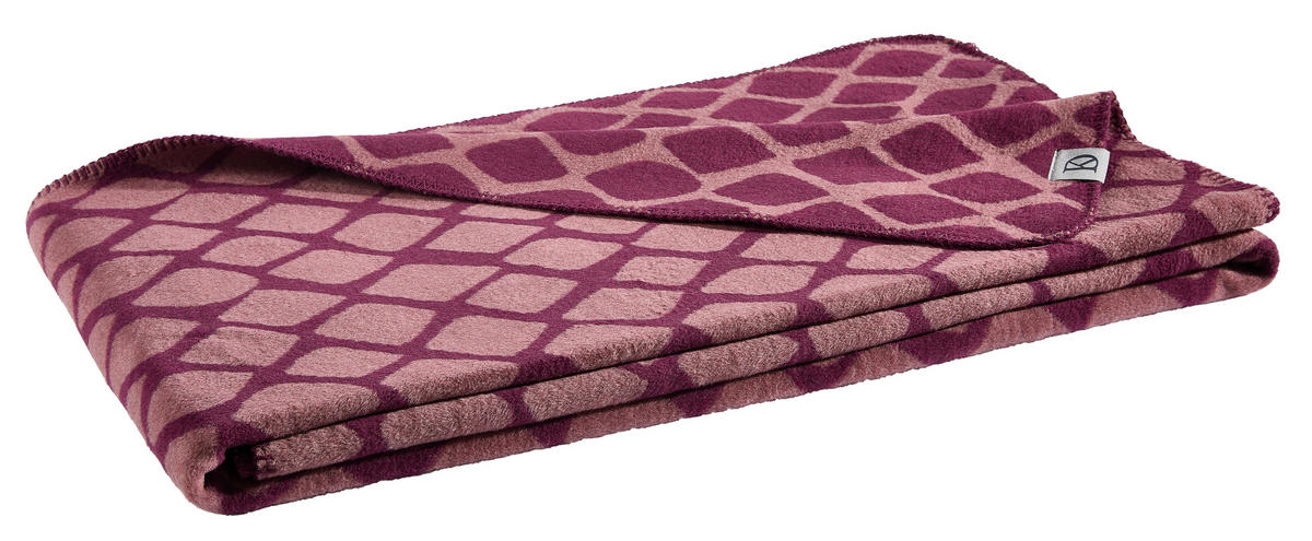 WOHNDECKE Snako 150/200 cm  - Kirschrot, LIFESTYLE, Textil (150/200cm) - Dieter Knoll