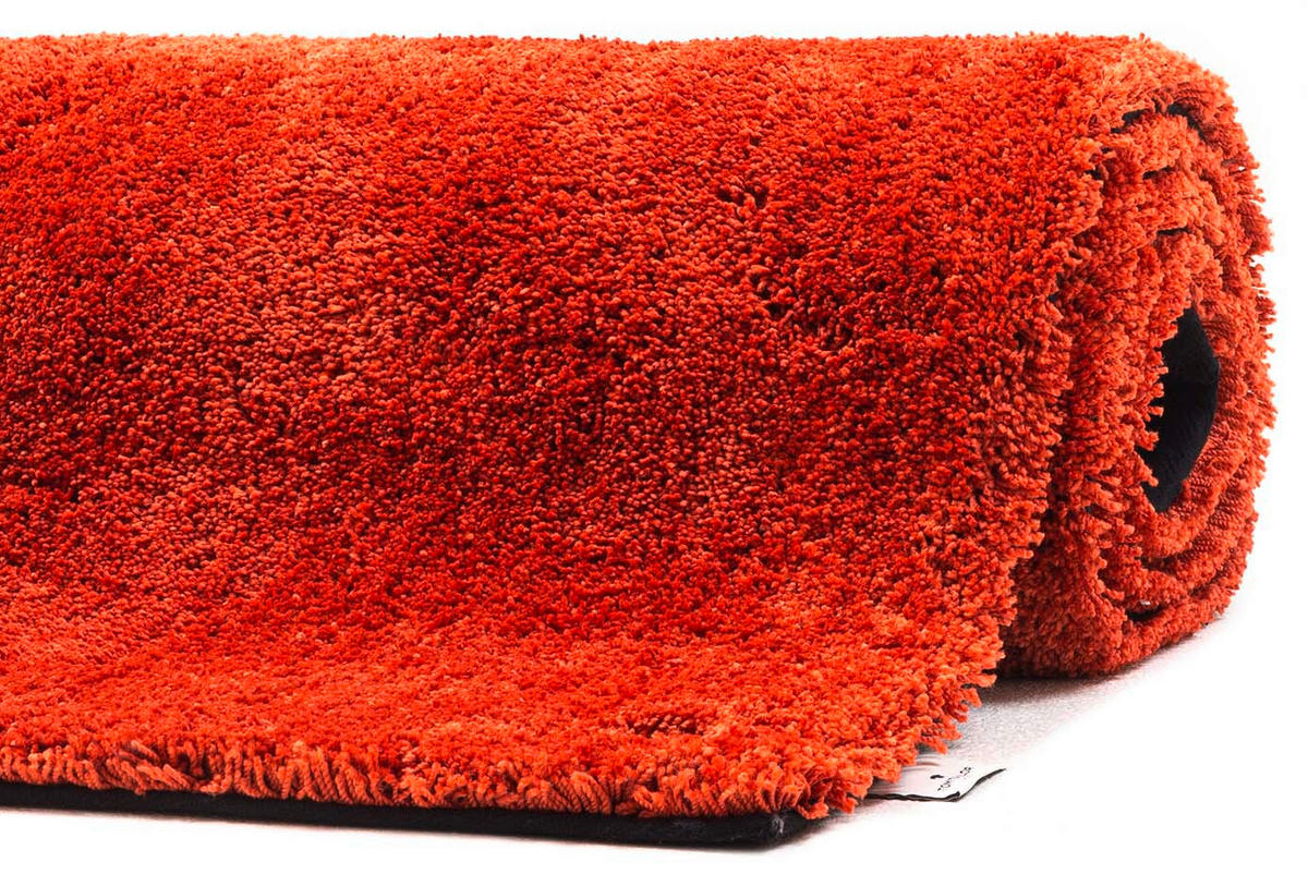 PREPROGA Z VISOKIM FLOROM Cozy  160/230 cm  taftano  opečnato rjava  - opečnato rjava, Basics, tekstil (160/230cm) - Tom Tailor