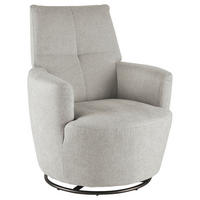 SESSEL Webstoff Hellgrau    - Hellgrau/Schwarz, Design, Textil/Metall (80/96/88cm) - SetOne by Musterring