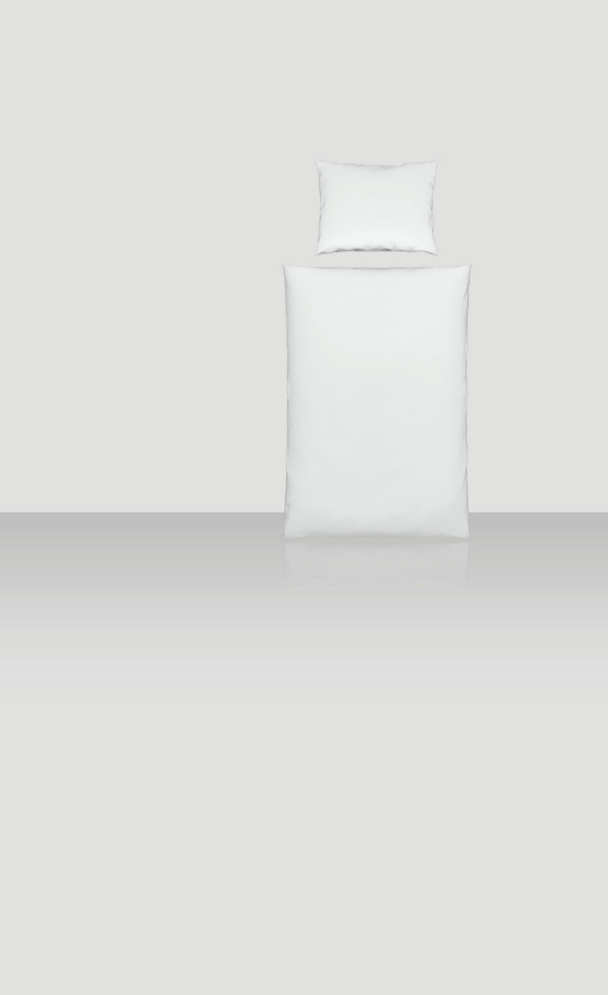 POSTELJINA TANJA 140/200 cm saten bela  - bela, Osnovno, tekstil (140/200cm) - Novel
