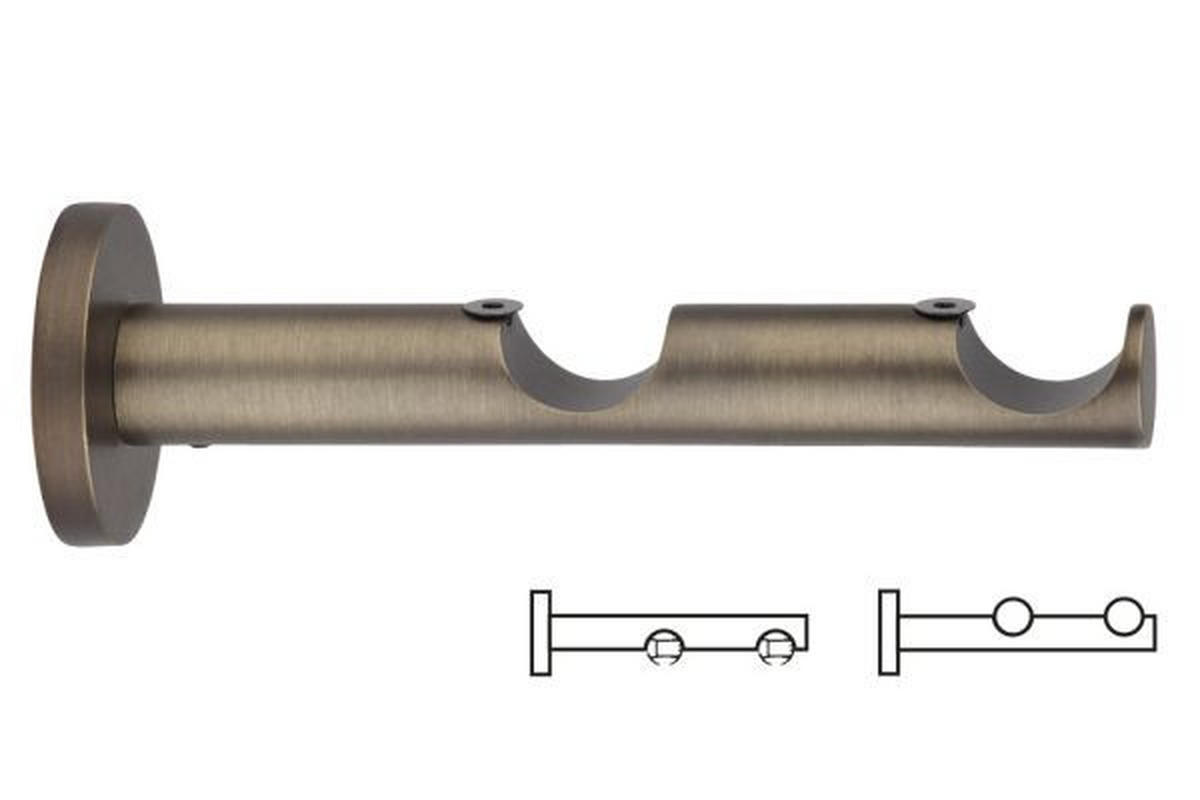 TRÄGER  - Bronzefarben, Basics, Metall (16,5/5,3cm) - Homeware