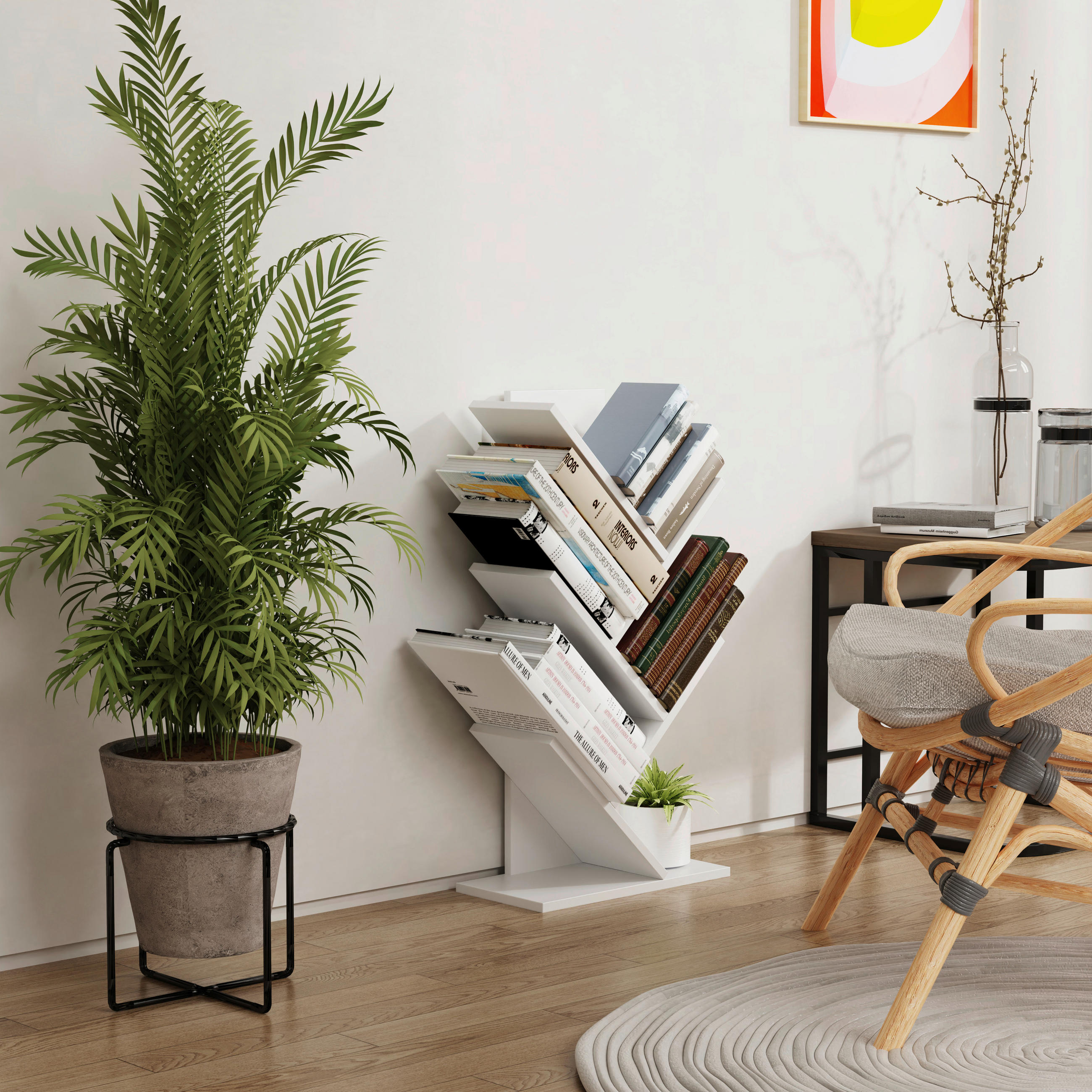 HYLLA i 40/77/20 cm vit  - vit, Design, trämaterial (40/77/20cm) - MID.YOU
