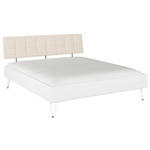 BETT 180/200 cm  in Weiß  - Weiß, Design, Holzwerkstoff/Textil (180/200cm) - Carryhome