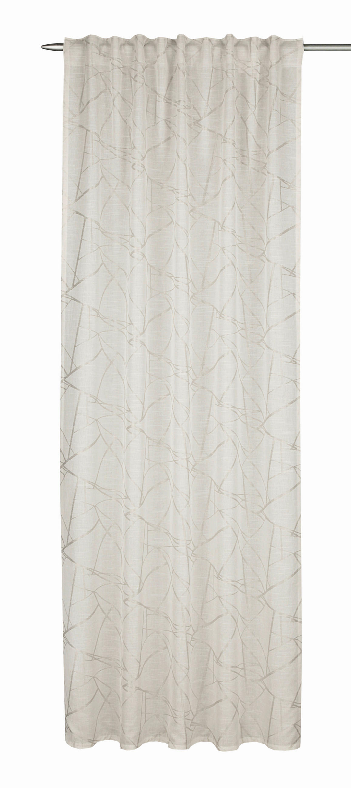 HOTOVÝ ZÁVES, polopriehľadné, 135/255 cm - béžová, Basics, textil (135/255cm) - Esposa