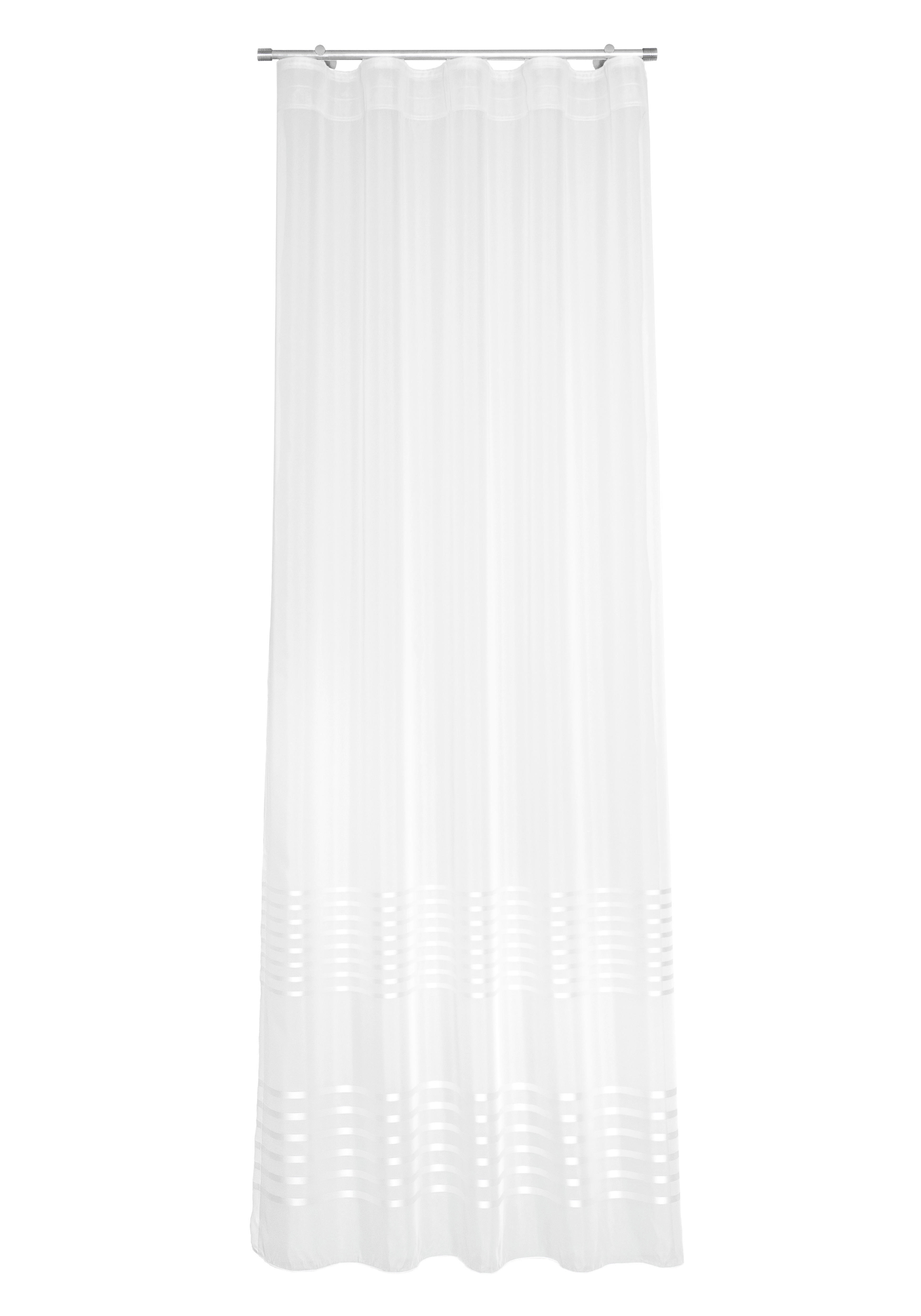 KÉSZFÜGGÖNY  - Fehér, Basics, Textil (140/245cm)