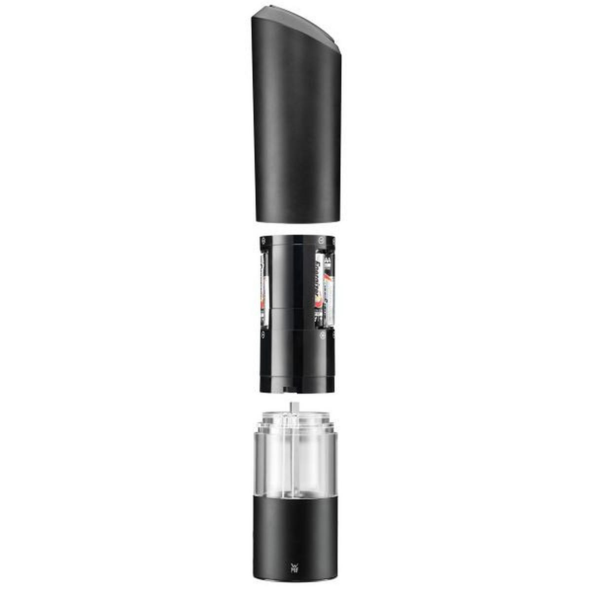 SALZ- ODER PFEFFERMÜHLE  - Schwarz, Basics, Glas/Keramik (21cm) - WMF