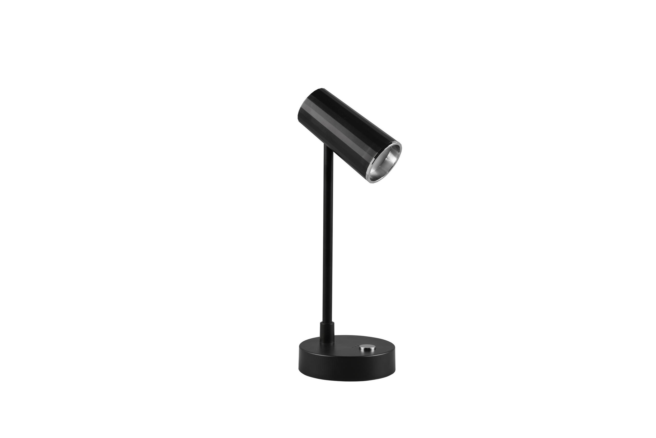 PORTABEL LAMPA Lenny   - svart, Design, plast (28/10/11cm)