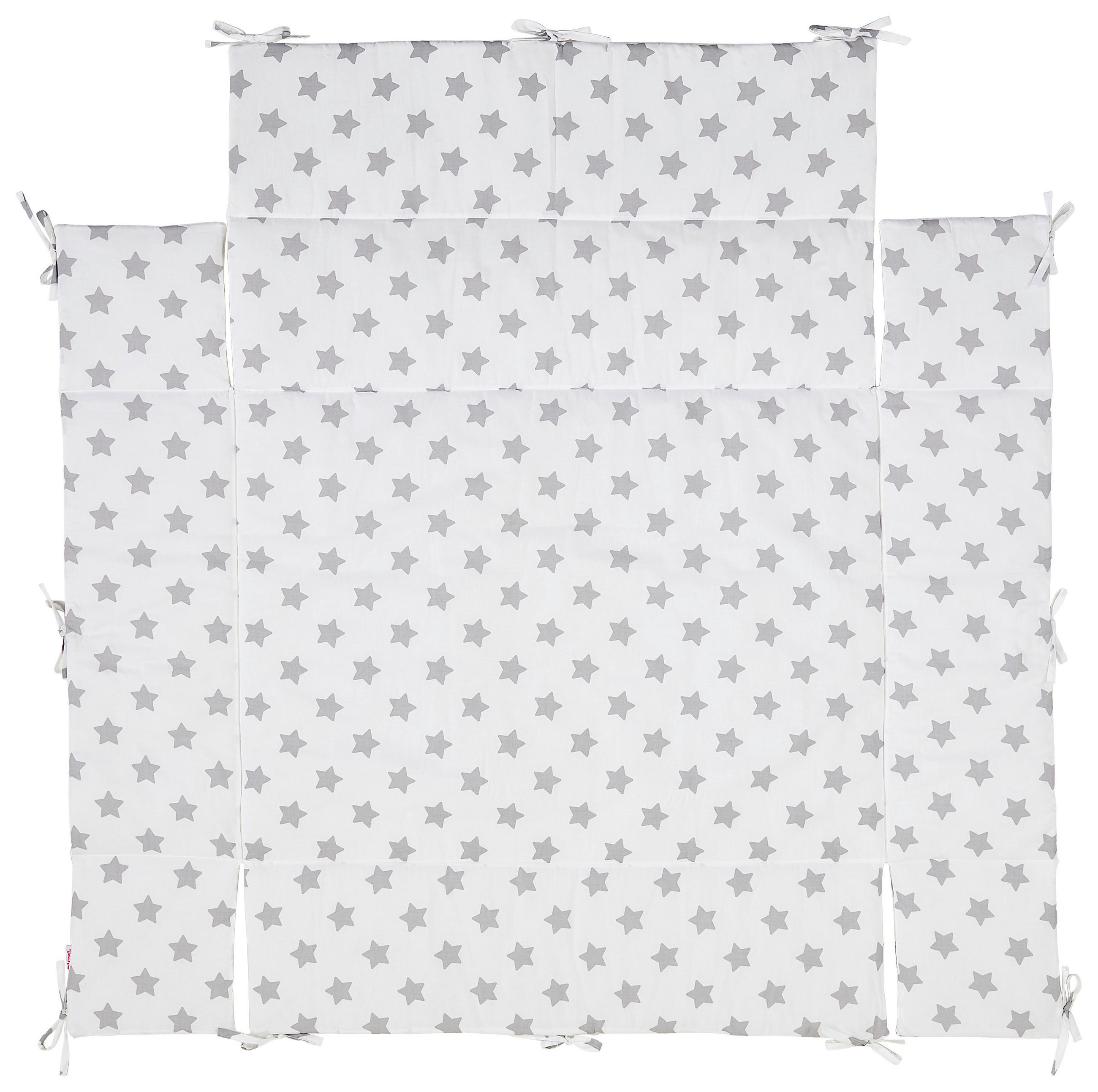 OBLAZINJENJE ZA STAJICO - siva/bela, Basics, tekstil (100/75cm) - My Baby Lou