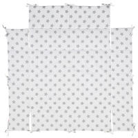 OBLAZINJENJE ZA STAJICO - siva/bela, Basics, tekstil (100/75cm) - My Baby Lou