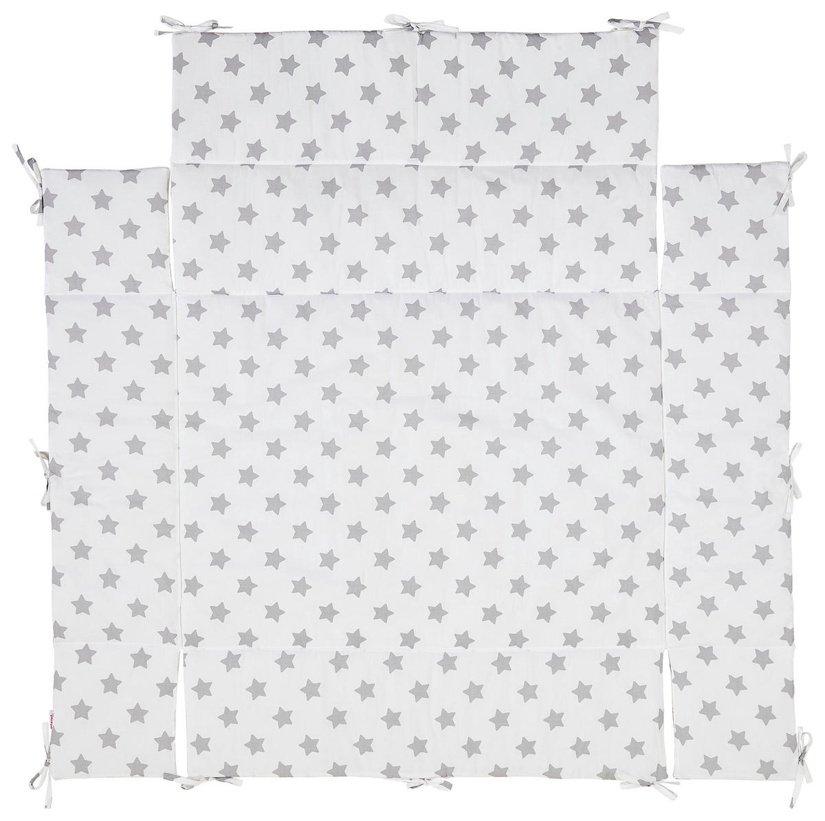 OBLAZINJENJE ZA STAJICO - siva/bela, Basics, tekstil (100/75cm) - My Baby Lou