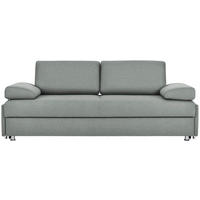 SCHLAFSOFA in Flachgewebe Grau  - Chromfarben/Grau, Design, Textil/Metall (212/84/100cm) - Bali