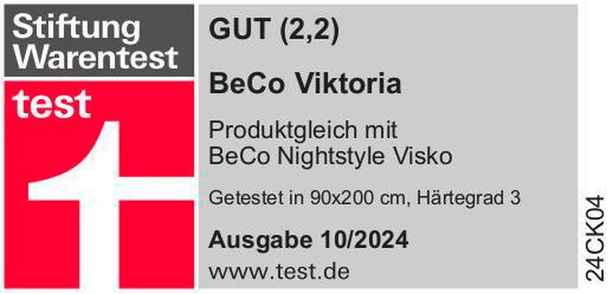 KALTSCHAUMMATRATZE 90/200 cm Höhe ca. 17 cm  - Weiß, Basics, Textil (90/200cm) - Beco