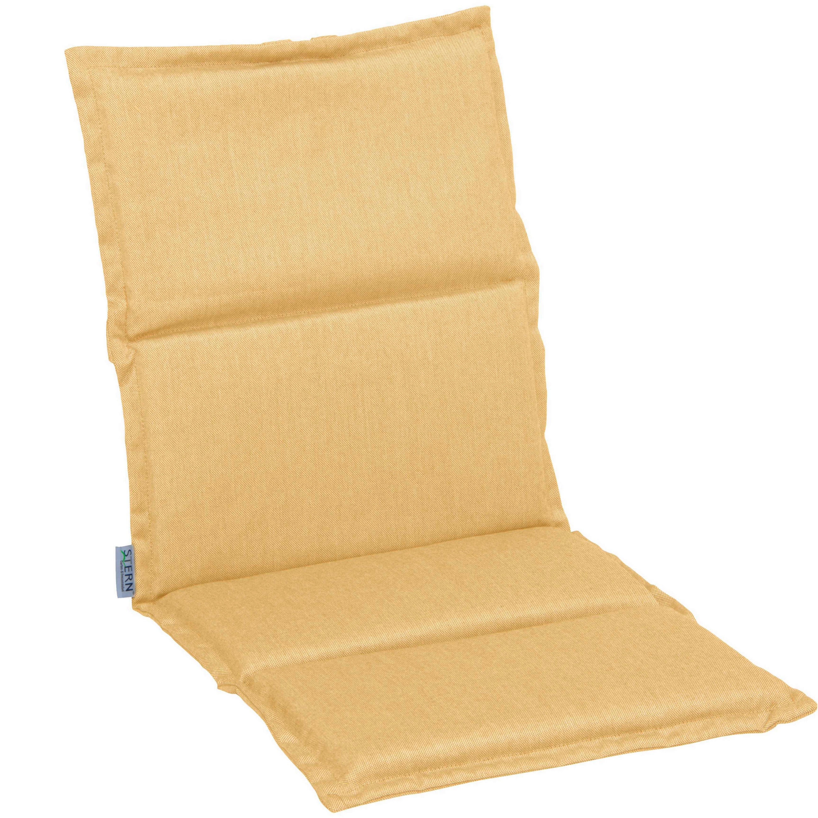 SESSELAUFLAGE  - Gelb, Basics, Textil (115/50cm) - Stern