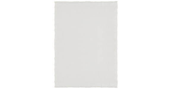 ÜBERWURF  - Weiß, KONVENTIONELL, Textil (130/170/0cm) - Novel