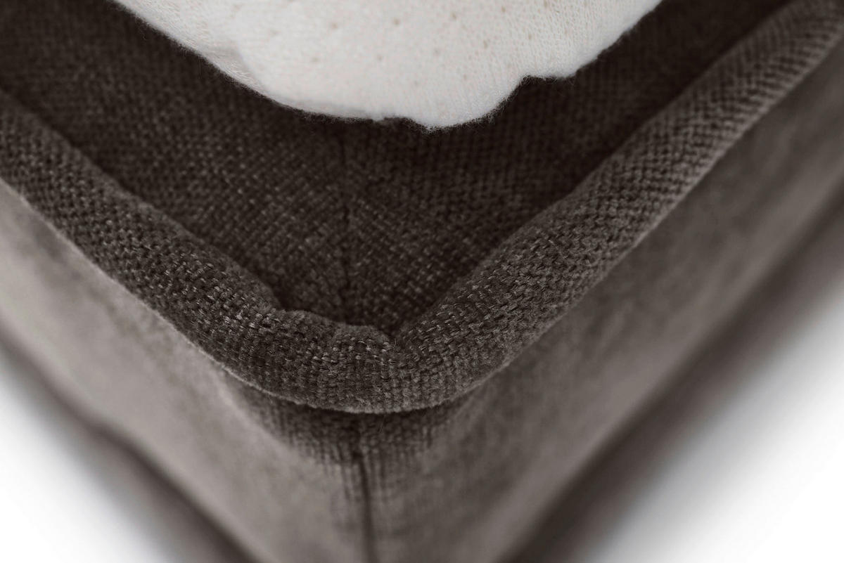 BOXSPRINGBETT 120/200 cm,  in Grau, Matratze, Topper, H3 = fest  - Schwarz/Grau, Design, Textil/Metall (120/200cm) - Tom Tailor