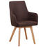 STUHL in Holz, Textil Braun, Naturfarben - Braun/Naturfarben, Design, Holz/Textil (56/92/56cm) - Carryhome STUHL in Holz, Textil Braun, Naturfarben - Braun/Naturfarben, Design, Holz/Textil (56/92/56cm) - Carryhome