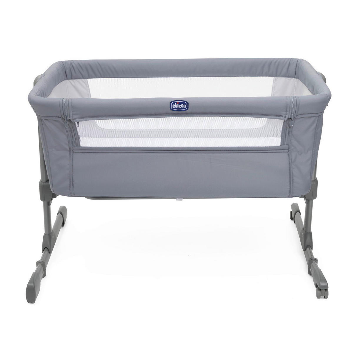BEISTELLBETT NEXT2ME ESSENTIAL  - Grau, Basics, Textil/Metall (98/65/80/70,5cm) - Chicco