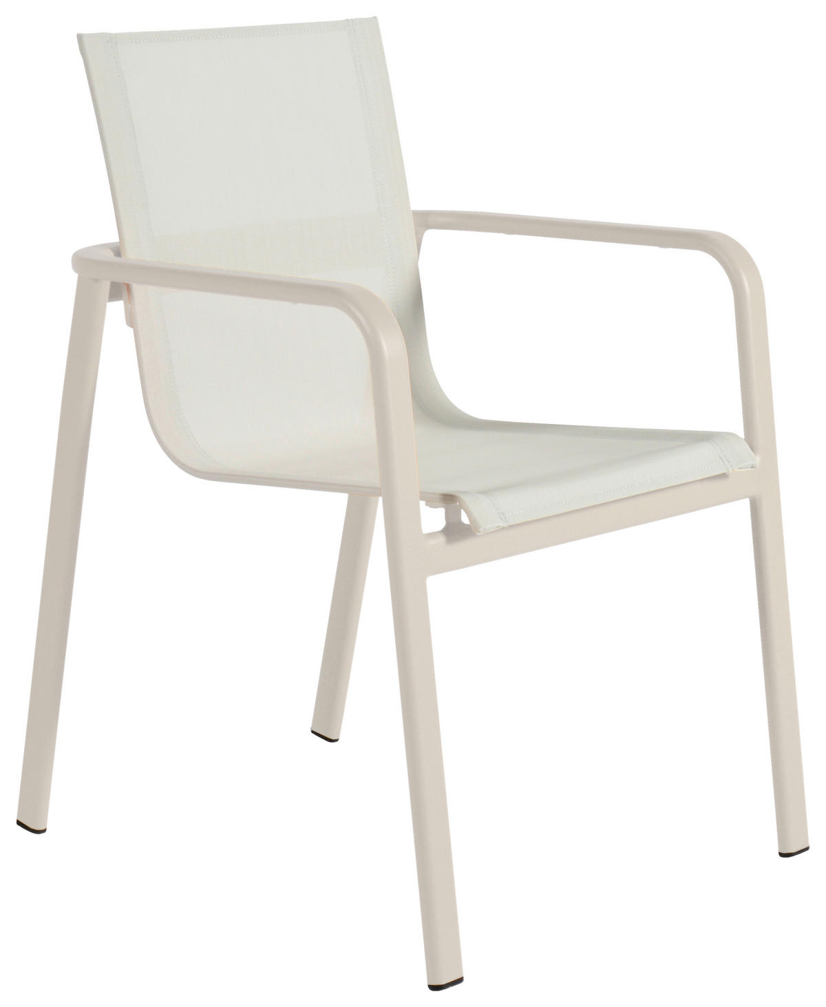 STAPELSESSEL Aluminium Beige  - Beige, Design, Textil/Metall (57/84/68cm) - Ambia Garden