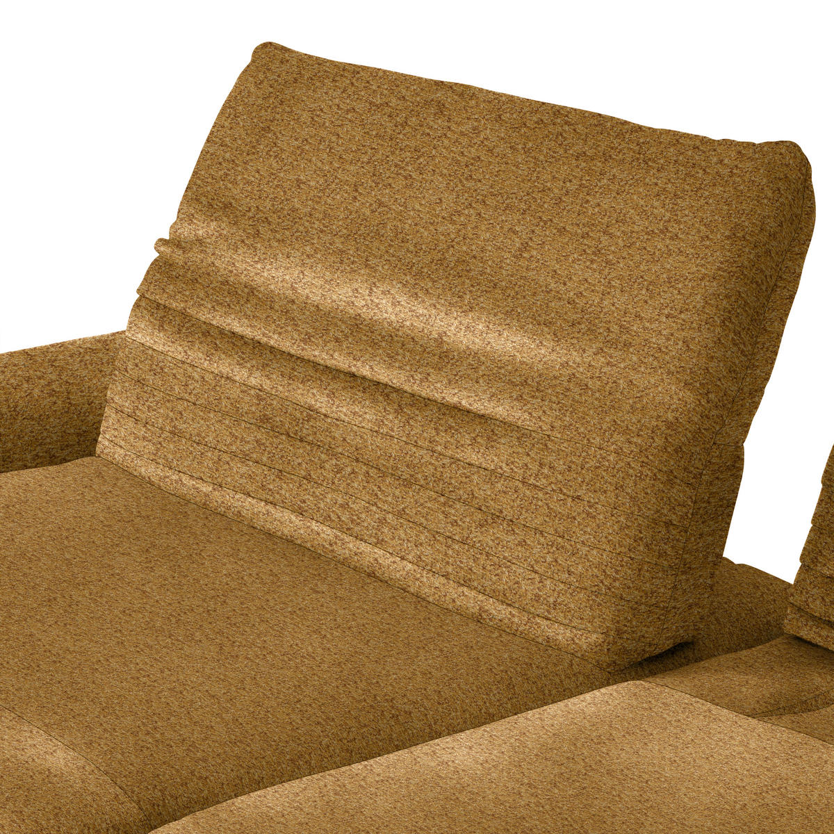 ECKSOFA  in Bouclé Currygelb  170-195/280 cm  - Currygelb/Schwarz, Design, Textil/Metall (170-195/280cm) - Dieter Knoll
