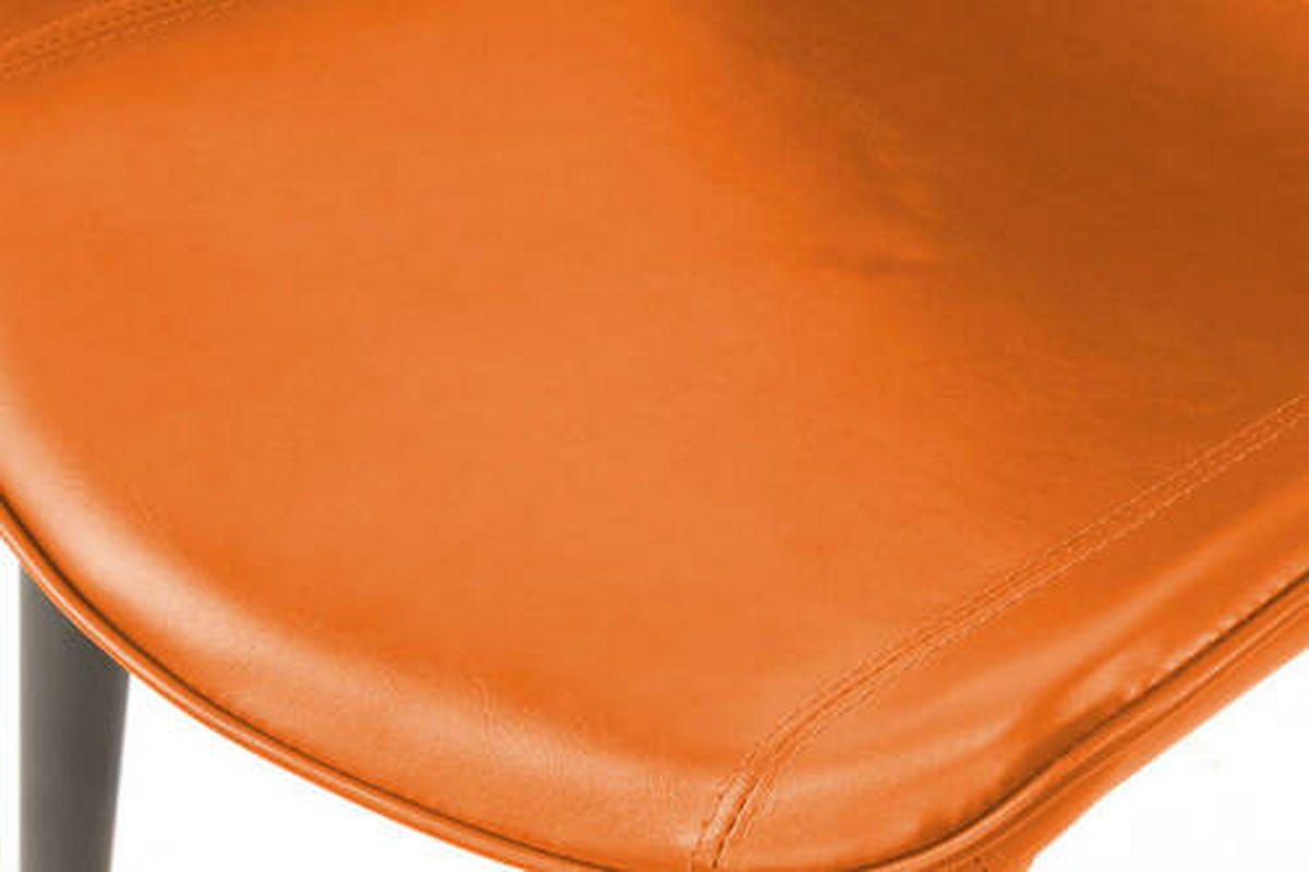 SADA ŽIDLÍ 2 kusy - oranžová, Trend, kov/textil (51/80/60cm)