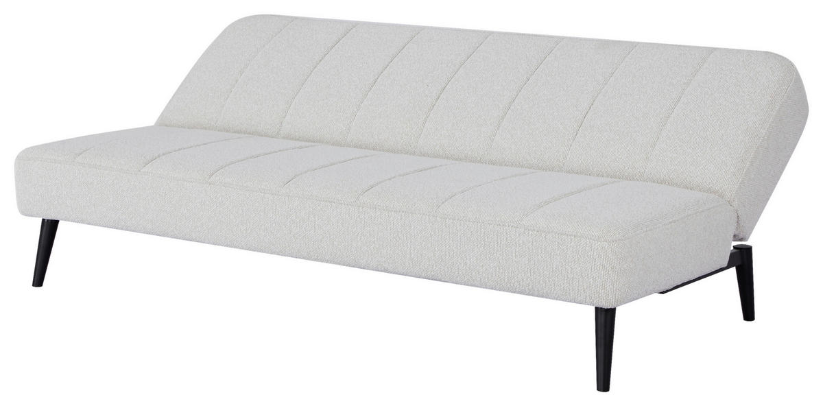 SCHLAFSOFA in Holz, Textil Beige  - Beige/Schwarz, Design, Holz/Textil (192/82/90cm) - Livetastic