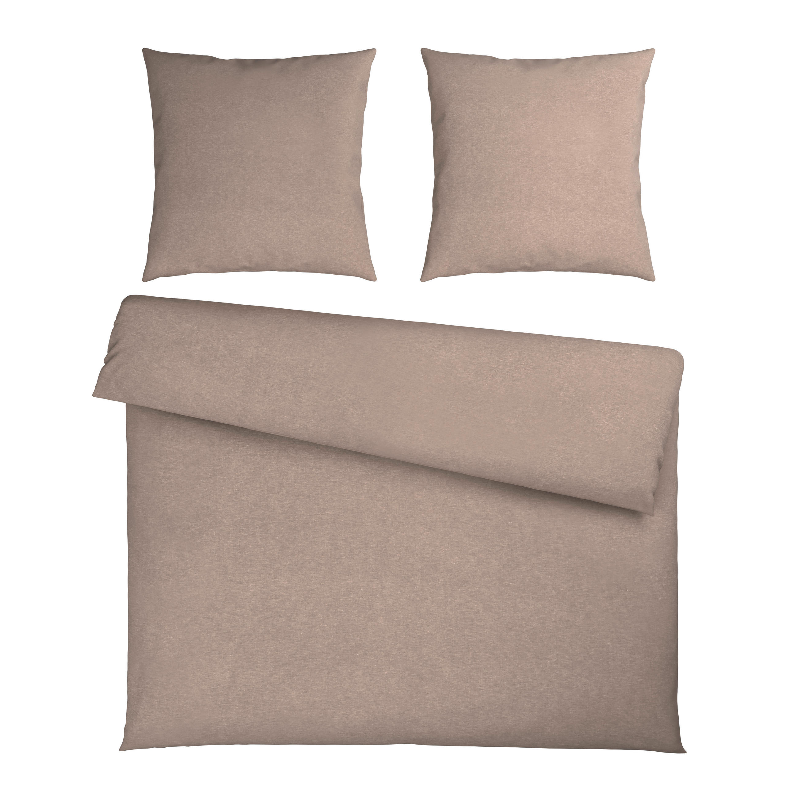 BETTWÄSCHE Flanell Flanell 200/200 cm  - Taupe, Basics, Textil (200/200cm) - Novel