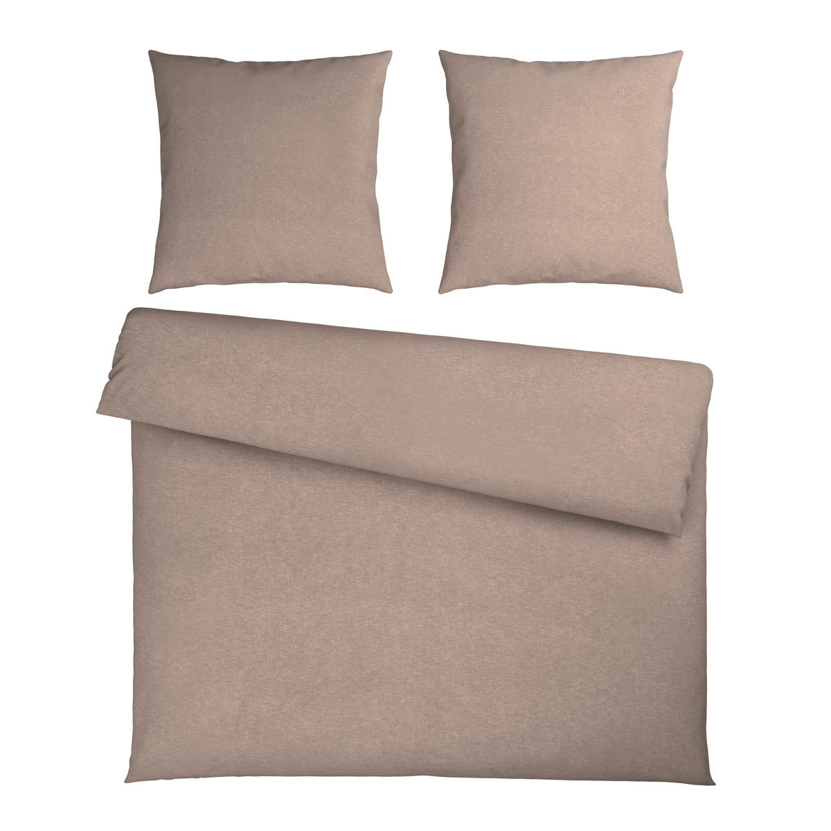 BETTWÄSCHE Flanell Flanell 200/200 cm  - Taupe, Basics, Textil (200/200cm) - Novel