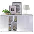 SIDEBOARD 180,1/90,8/44 cm - Weiß/Grau, MODERN, Holzwerkstoff/Metall (180,1/90,8/44cm) - Stylife SIDEBOARD 180,1/90,8/44 cm - Weiß/Grau, MODERN, Holzwerkstoff/Metall (180,1/90,8/44cm) - Stylife