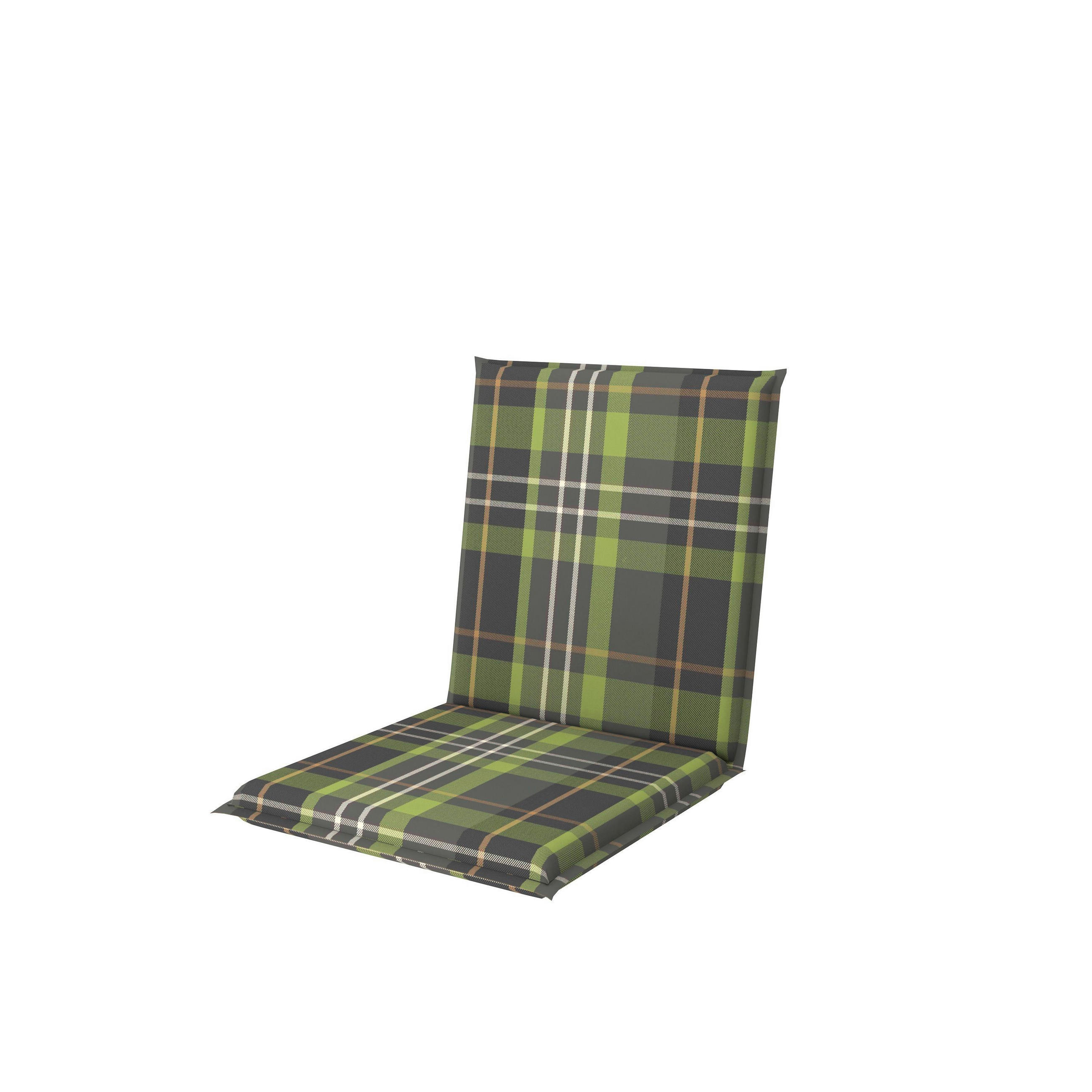 PODUŠKA NA KRESLO, 48/100/6 cm - sivá/zelená, textil (48/100/6cm) - Ambia Garden